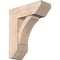 Ekena Millwork Thorton Slat Smooth Bracket w/ Offset Brace, Douglas Fir, 7 1/2"W x 20"D x 24"H BKT0806X20X24THR06SDF - alternate 1
